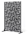 3-Panel Metal Privacy Screen