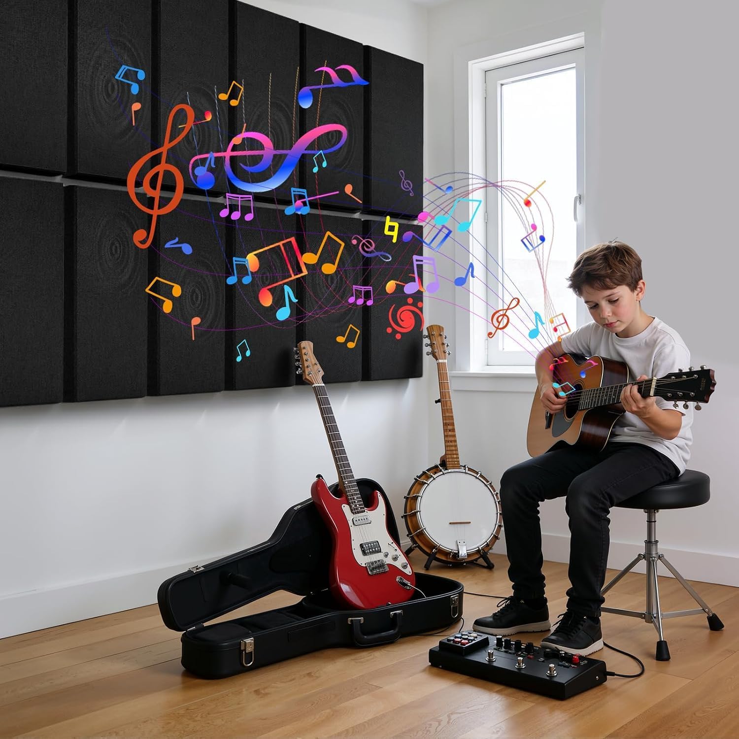 Fabric Wrapped Thick Acoustic Panels