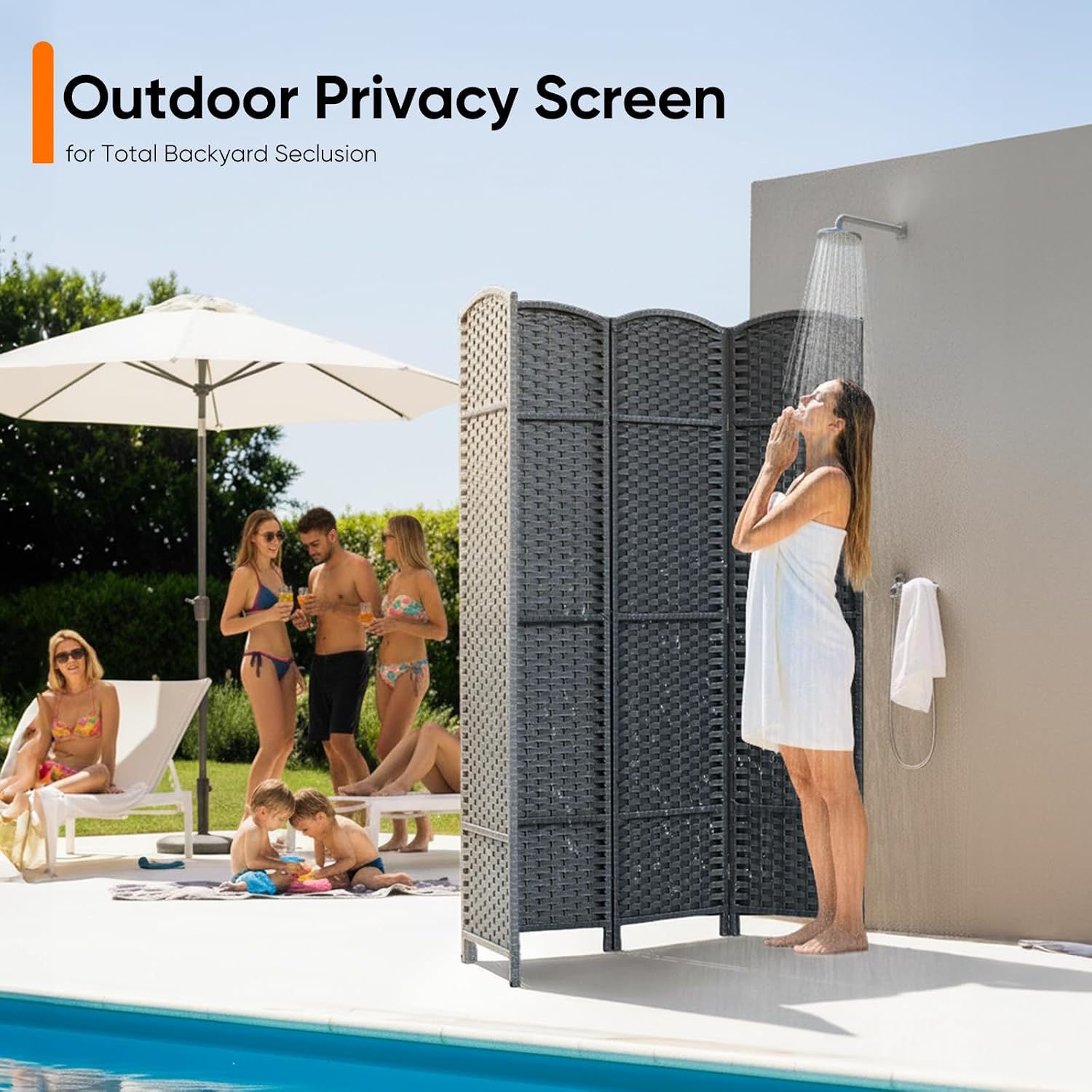 Folding Polypropylene Outdoor Privacy Screen