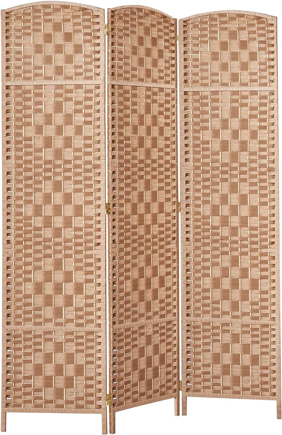 Rose Home Natural 3 Panel Room Divider