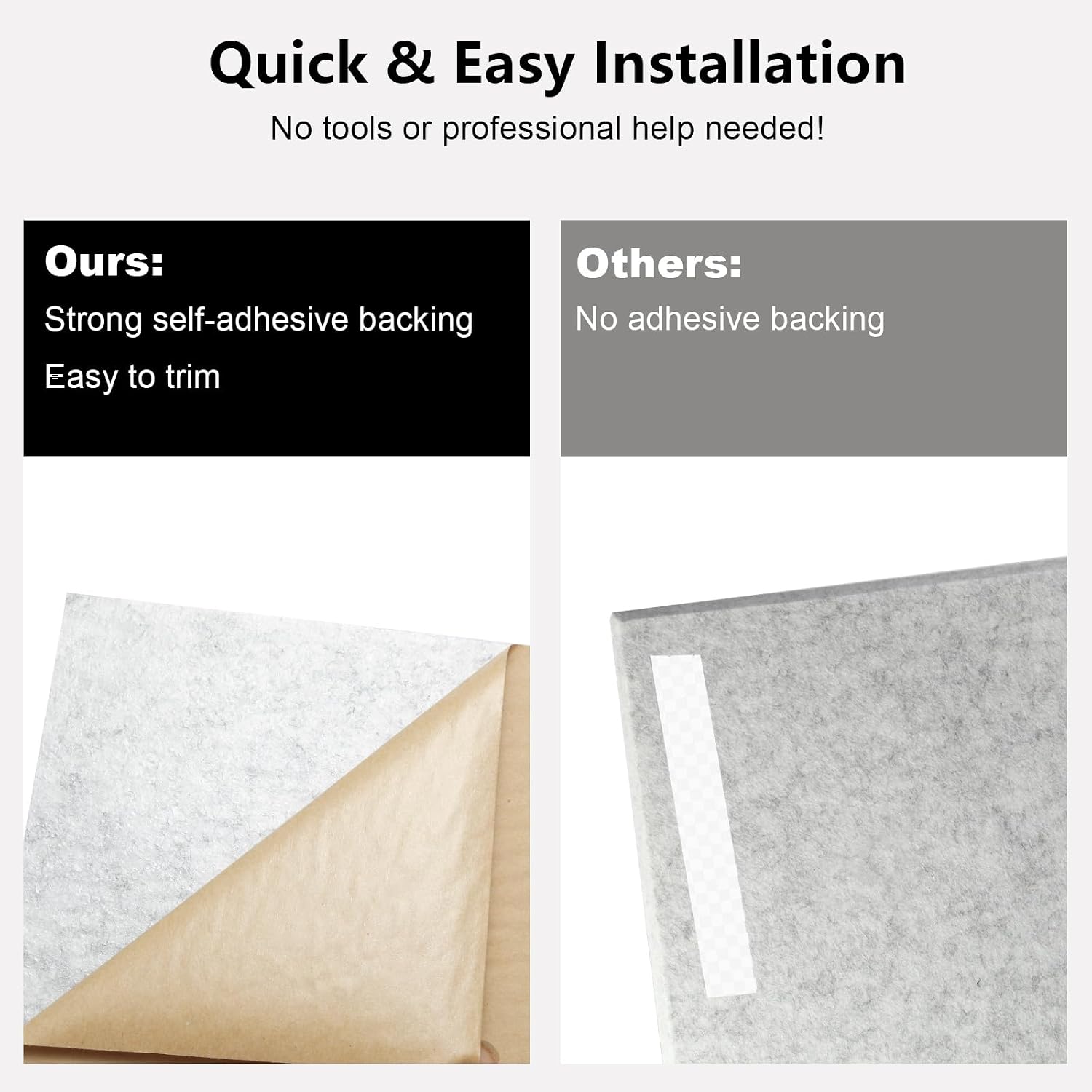 12 Pack Gray Acoustic Wall Panels