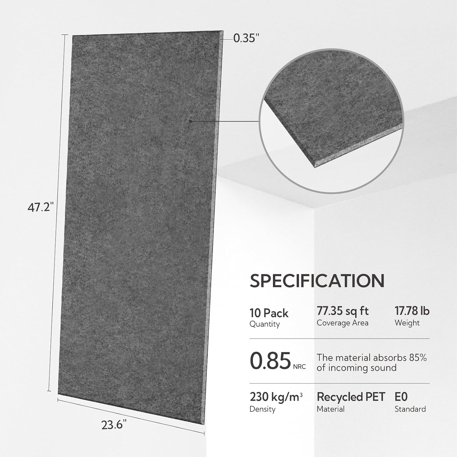 Large Acoustic Wall Panels