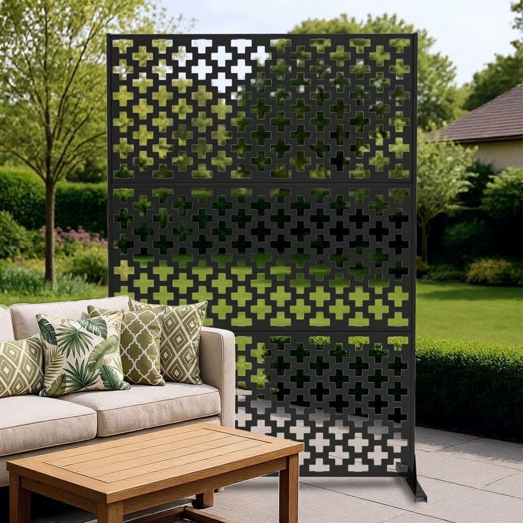 Freestanding Metal Privacy Screen