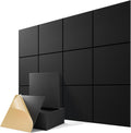12 Pack Black Acoustic Wall Panels
