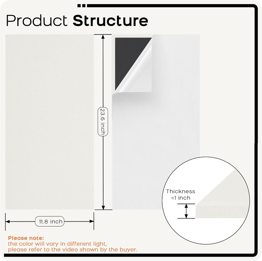 Self-Adhesive Fabric Acoustic Panels