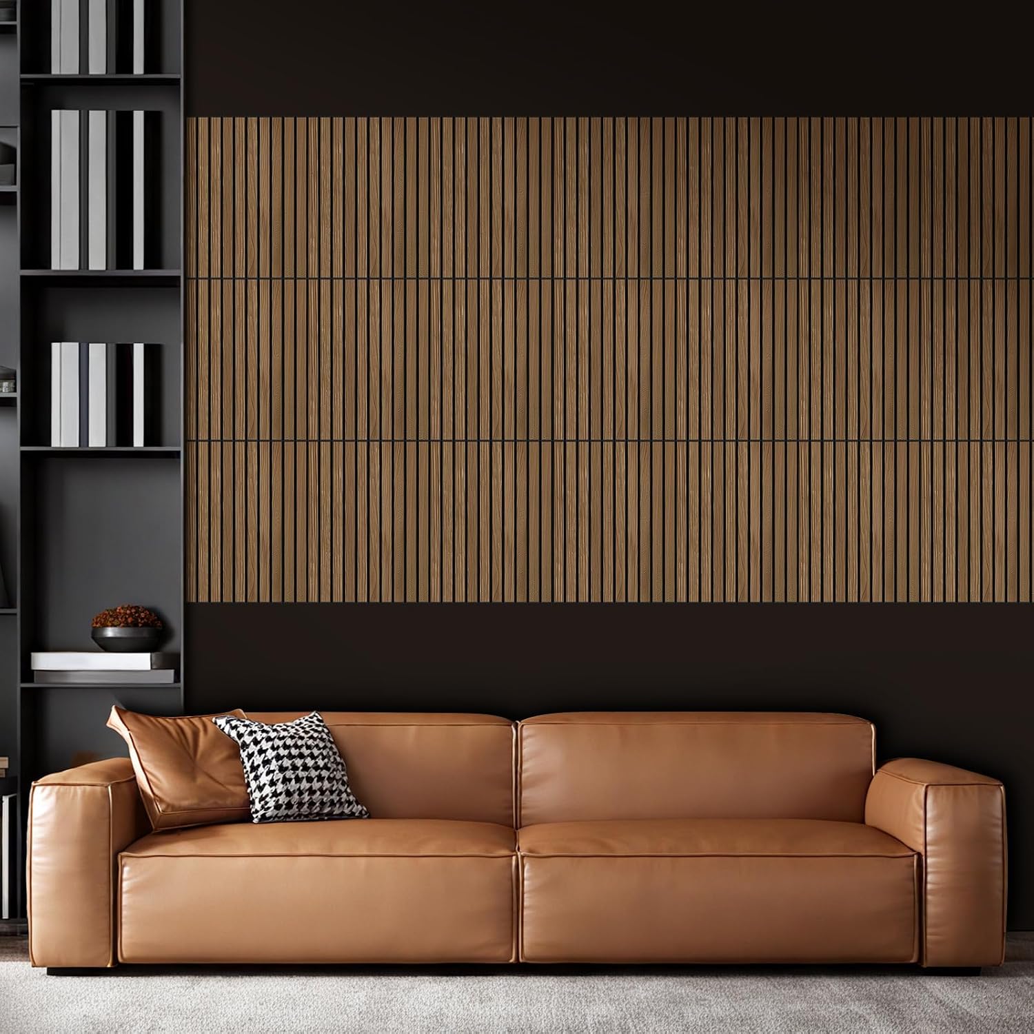 12 Pack Walnut Acoustic Wall Panels