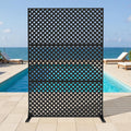 Freestanding Metal Outdoor Privacy Screen