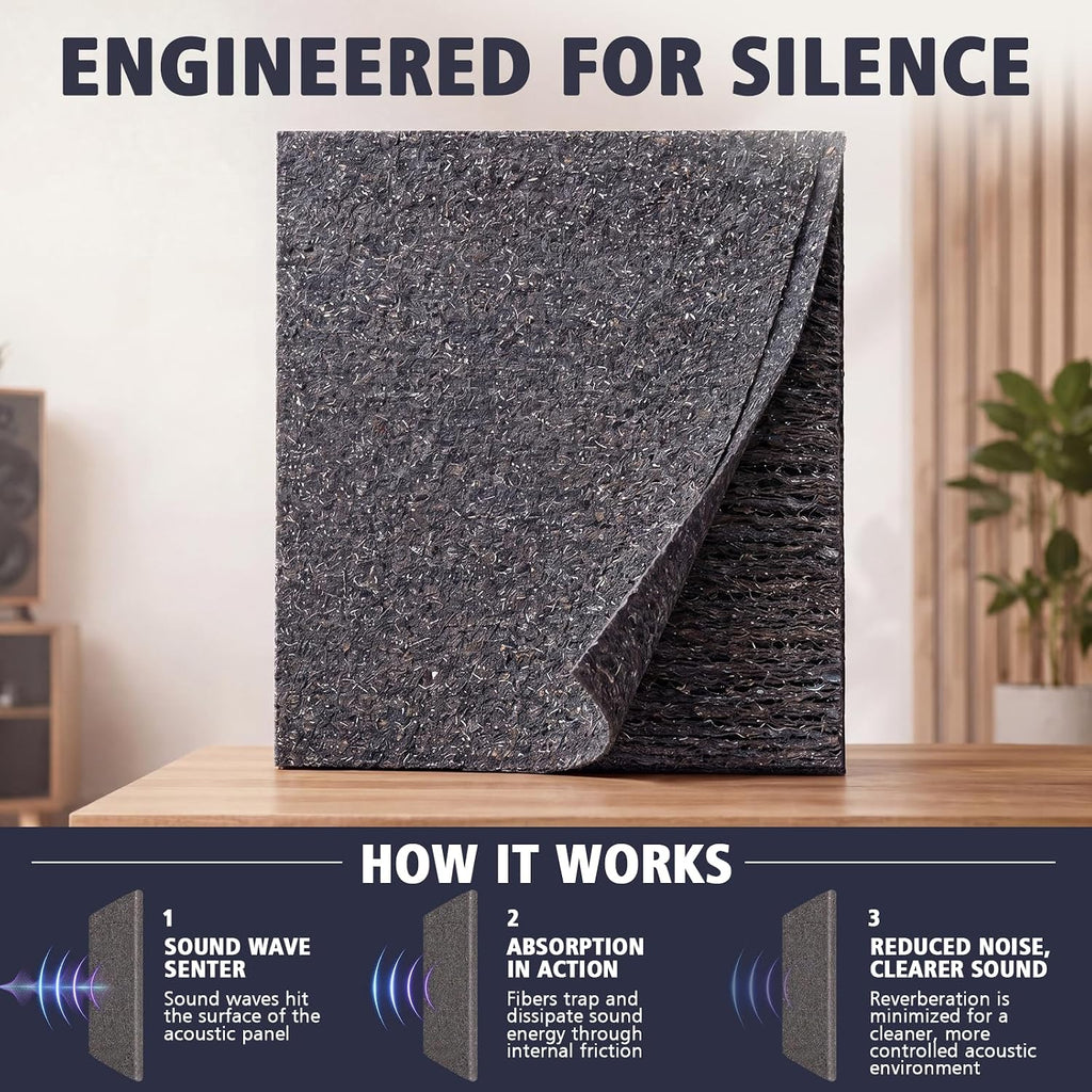 Denim Insulation Acoustic Wall Panels