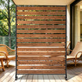 6FT Freestanding Wooden Privacy Screen