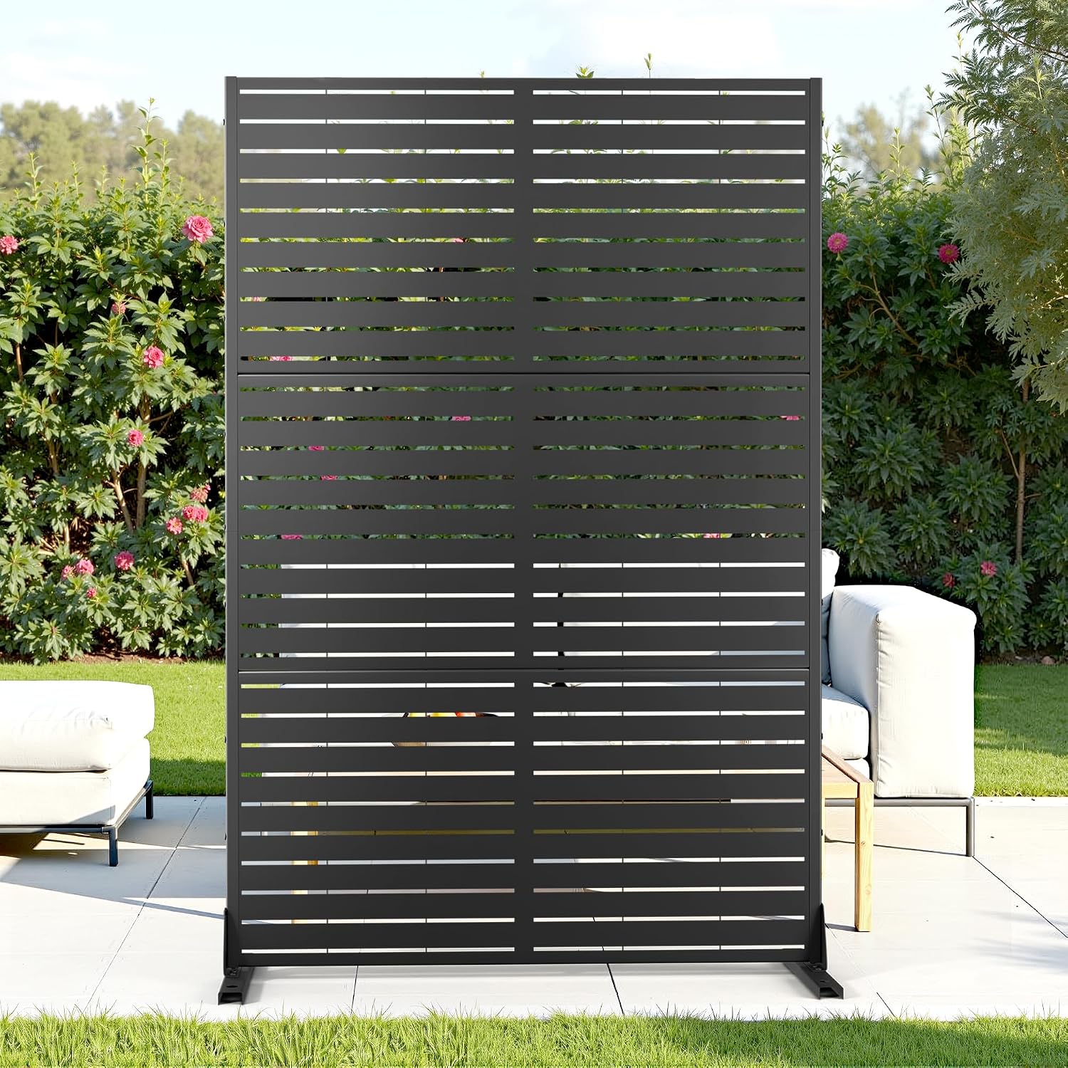 Freestanding Metal Privacy Screen