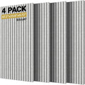 4 Pack Gray Acoustic Wall Panels