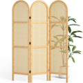 3 Panel Rattan Room Divider