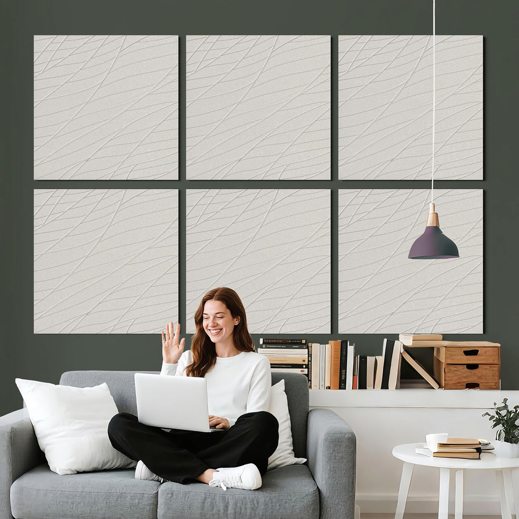 6 Pack Minimalist Acoustic Panels