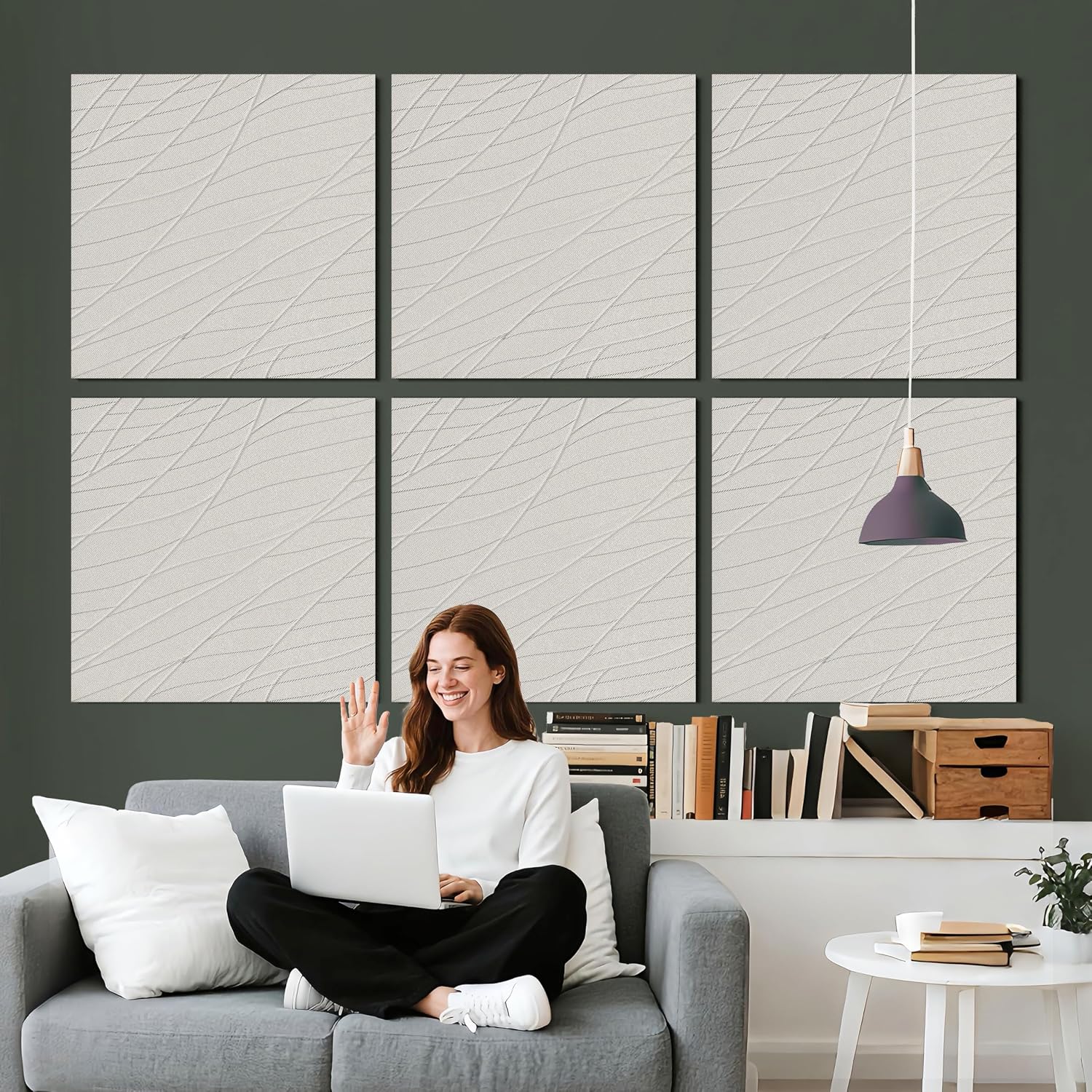 6 Pack Minimalist Acoustic Panels