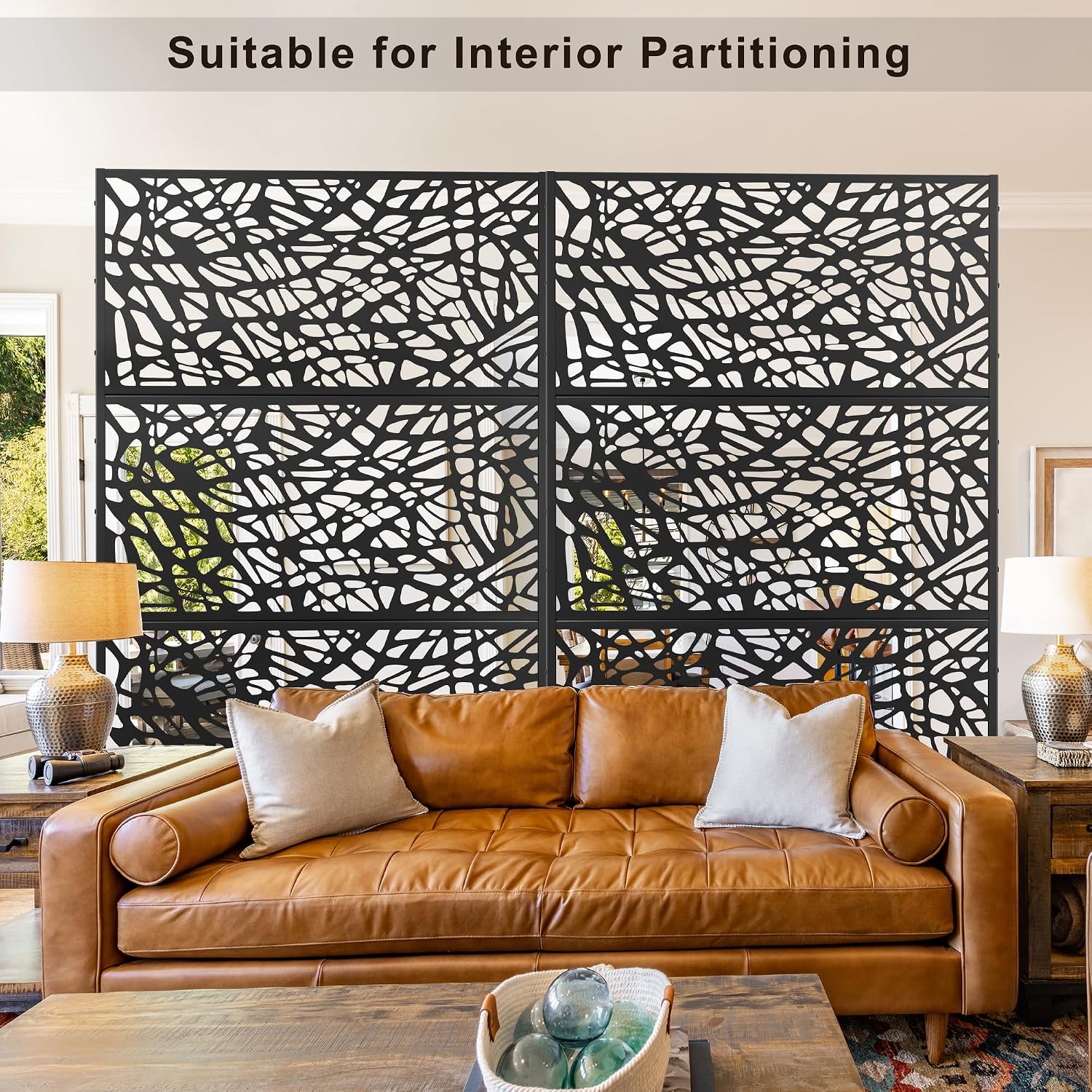 Freestanding Metal Privacy Screen
